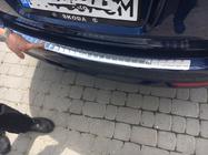 Mercedes E-class W212 2009-2016 гг. Накладка на задний бампер Carmos (SW, нержавейка) фото 3
