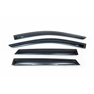 Ветровики на окна (4 шт, HIC) Hyundai Santa Fe 3 2012-2018 гг. фото 4