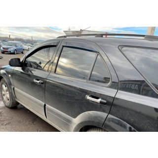 Ветровики на окна (4 шт, HIC) Kia Sorento I BL 2002-2009 гг. фото 4