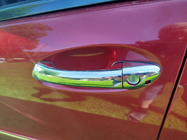 Mercedes C-class W203 2000-2007 гг. Хромированные Накладки на Ручки Дверей (4 шт, Нержавейка) Carmos - Турецкая Нержавеющая Сталь фото 1