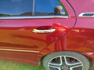 Mercedes C-class W203 2000-2007 гг. Хромированные Накладки на Ручки Дверей (4 шт, Нержавейка) Carmos - Турецкая Нержавеющая Сталь фото 3