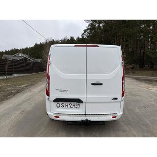 Накладка на задний бампер Carmos нержавейка Ford Custom 2013-2022 гг. фото 4