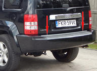 Jeep Cherokee/Liberty 2007-2013 гг. Накладка на багажник нержавейка фото 1