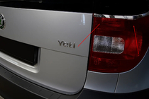Skoda Yeti 2009-2017 гг. Хромированные Накладки на Задние Фонари (2 шт., Нержавейка) фото 1