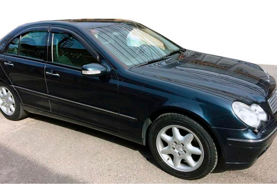Mercedes C-class W203 2000-2007 гг. Ветровики SD (4 шт, HIC) Image