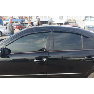 Ветровики SD (4 шт, HIC) Mercedes E-сlass W211 2002-2009 гг. фото 2