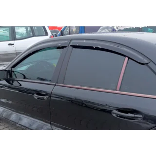 Ветровики SD (4 шт, HIC) Mercedes E-сlass W211 2002-2009 гг. фото 3