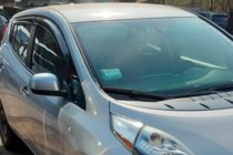 Nissan Leaf 2010-2017 гг. Ветровики на окна (4 шт, HIC) фото 8