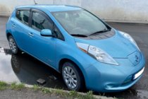 Nissan Leaf 2010-2017 гг. Ветровики на окна (4 шт, HIC) фото 12