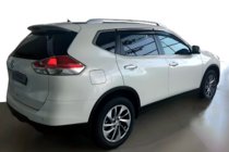 Nissan X-trail T32/Rogue 2014-2021 гг. Ветровики с хромированным молдингом (4 шт, HIC) фото 1