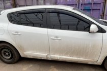 Renault Megane III 2009-2016 гг. Ветровики HB (4 шт, HIC) фото 1