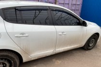 Renault Megane III 2009-2016 гг. Ветровики HB (4 шт, HIC) фото 2