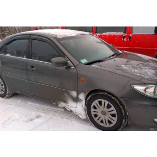 Ветровики на окна (4 шт, HIC) Toyota Camry 2001-2006 гг. фото 1