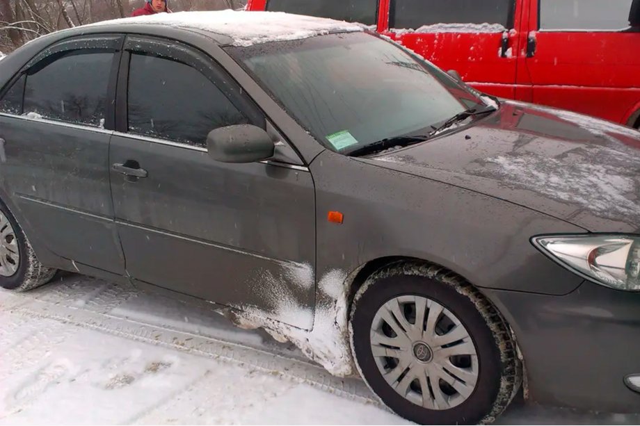 Toyota Camry 2001-2006 гг. Ветровики на окна (4 шт, HIC) Image
