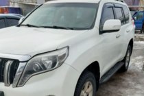 Toyota Land Cruiser Prado 150 2009-2023 гг. Ветровики 8 см (4 шт, HIC) фото 10