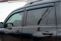 Toyota Land Cruiser Prado 150 2009-2023 гг. Ветровики 8 см (4 шт, HIC) фото 1