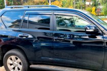 Toyota Land Cruiser Prado 150 2009-2023 гг. Ветровики 11 см (4 шт, HIC) фото 3