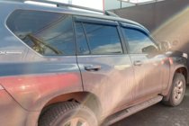 Toyota Land Cruiser Prado 150 2009-2023 гг. Ветровики 11 см (4 шт, HIC) фото 9