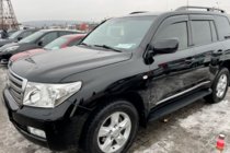 Toyota Land Cruiser Prado 150 2009-2023 гг. Ветровики 11 см (4 шт, HIC) фото 15
