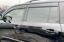 Toyota Land Cruiser Prado 150 2009-2023 гг. Ветровики 11 см (4 шт, HIC) фото 17