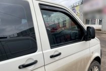 Volkswagen T5 Multivan 2003–2010 гг. Ветровики вставные (2 шт, HIC) фото 9