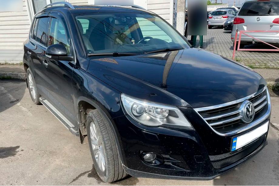 Volkswagen Tiguan 2007-2016 гг. Ветровики на окна (4 шт, HIC) Image