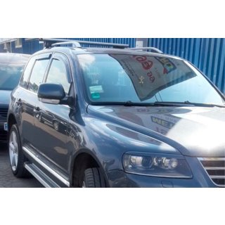 Ветровики на окна (4 шт, HIC) Volkswagen Touareg 2002–2010 гг. фото 3