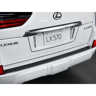 Задний держатель номерного знака с LED (2007-2023) Lexus LX570/450d 2008-2022 гг. фото 4