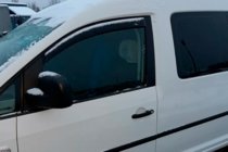 Volkswagen Caddy 2010-2015 гг. Ветровики на окна (2 шт, HIC) фото 15