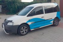 Volkswagen Caddy 2010-2015 гг. Ветровики на окна (2 шт, HIC) фото 11
