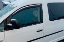 Volkswagen Caddy 2010-2015 гг. Ветровики вставные (2 шт, HIC) фото 3