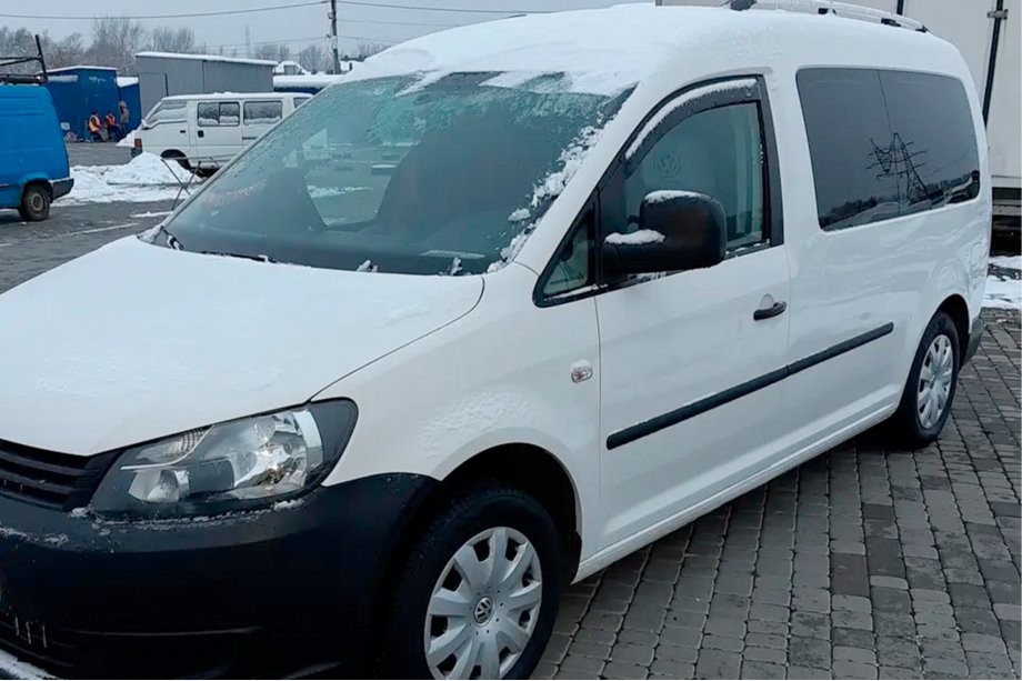 Volkswagen Caddy 2010-2015 гг. Ветровики вставные (2 шт, HIC) Image