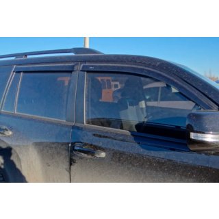 Ветровики 8 см (4 шт, HIC) Lexus GX460 2009-2023 гг. фото 2