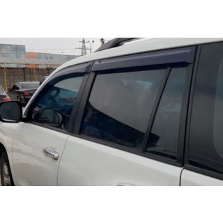 Ветровики 8 см (4 шт, HIC) Lexus GX460 2009-2023 гг. фото 3