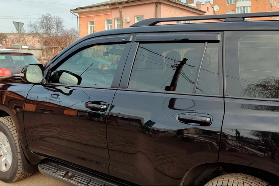 Lexus GX460 2009-2023 гг. Ветровики 8 см (4 шт, HIC) Image