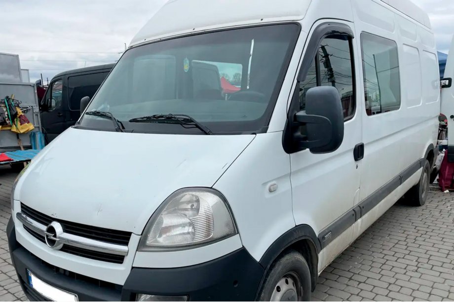 Opel Movano 2004-2010 гг. Ветровики на окна (2 шт, HIC) Image