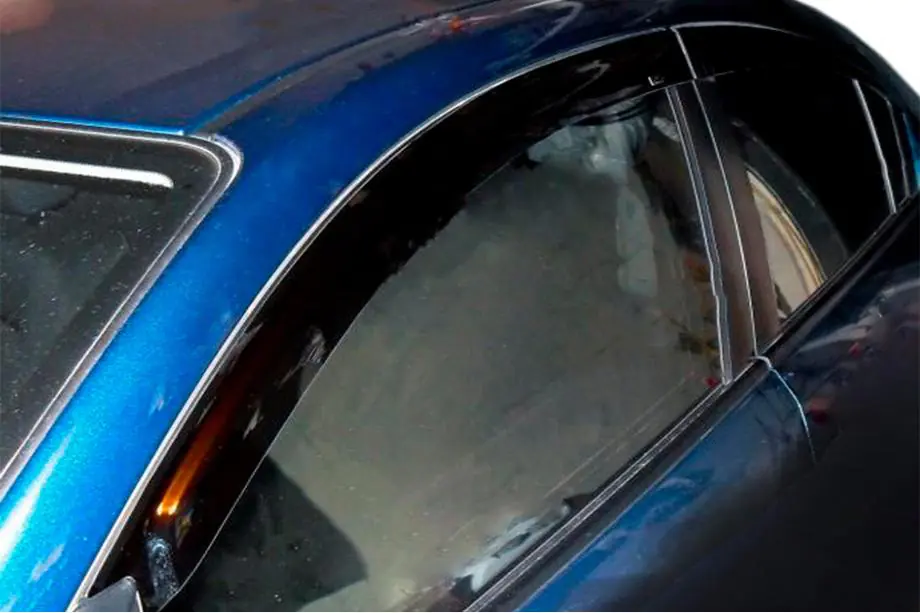 Mazda 323 1977-2003 гг. Ветровики на окна (4 шт, HIC) Image