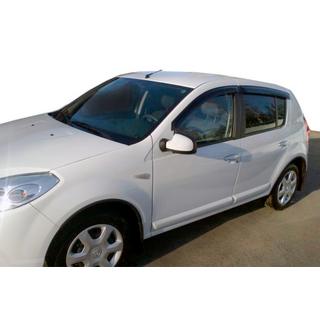 Ветровики на окна (4 шт, HIC) Dacia Sandero 2007-2013 гг. фото 1