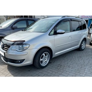 Ветровики на окна (4 шт, HIC) Volkswagen Touran 2003-2010 гг. фото 4