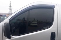 Nissan Primastar 2002-2014 гг. Ветровики на окна (2 шт, HIC) фото 11