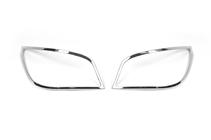 BMW 5 серия E60/E61 2003-2010 гг. Хромированные накладки на задние фонари (2 шт., пластик) фото 3