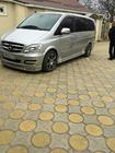 Mercedes Viano 2004-2014 гг. Накладка на Передний Бампер Brabos Style (грунт под покраску) фото 4
