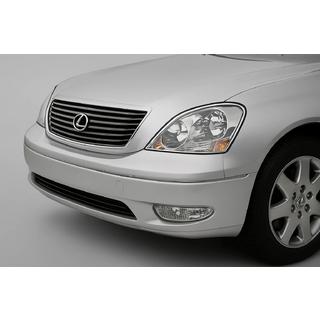 Хром Накладки на Фары (2 шт., Пластик) Lexus LS 2001-2006 гг. фото 3