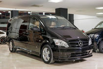 Mercedes Viano 2004-2014 гг. Передняя накладка 2010-2015 (грунт под покраску) фото 4