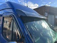 Volkswagen LT 1995-2006 гг. Козырек на лобовое стекло (черный глянец, 5мм) фото 4