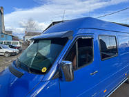 Volkswagen LT 1995-2006 гг. Козырек на лобовое стекло (черный глянец, 5мм) фото 1