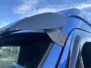 Volkswagen LT 1995-2006 гг. Козырек на лобовое стекло (черный глянец, 5мм) фото 6