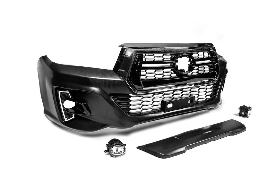 Toyota Hilux 2015- гг. Передний бампер Rocco (для 2015-2020) Image
