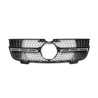 Передняя решетка радиатора Diamond (2006-2009) Mercedes GL сlass X164 2006-2012 гг. фото 1