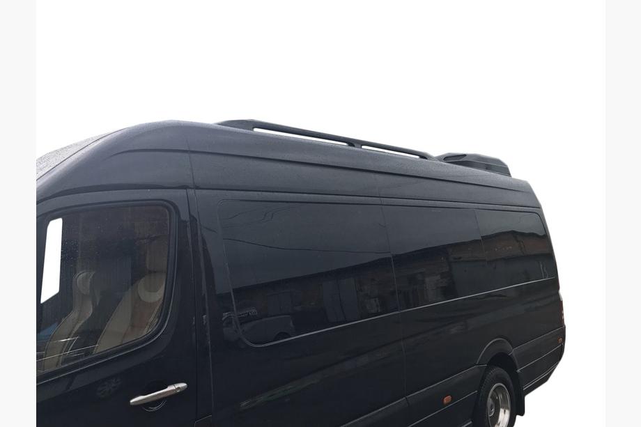 Volkswagen Crafter 2006-2016 гг. Рейлинги на крышу (грунтованные под покраску) Фото 2